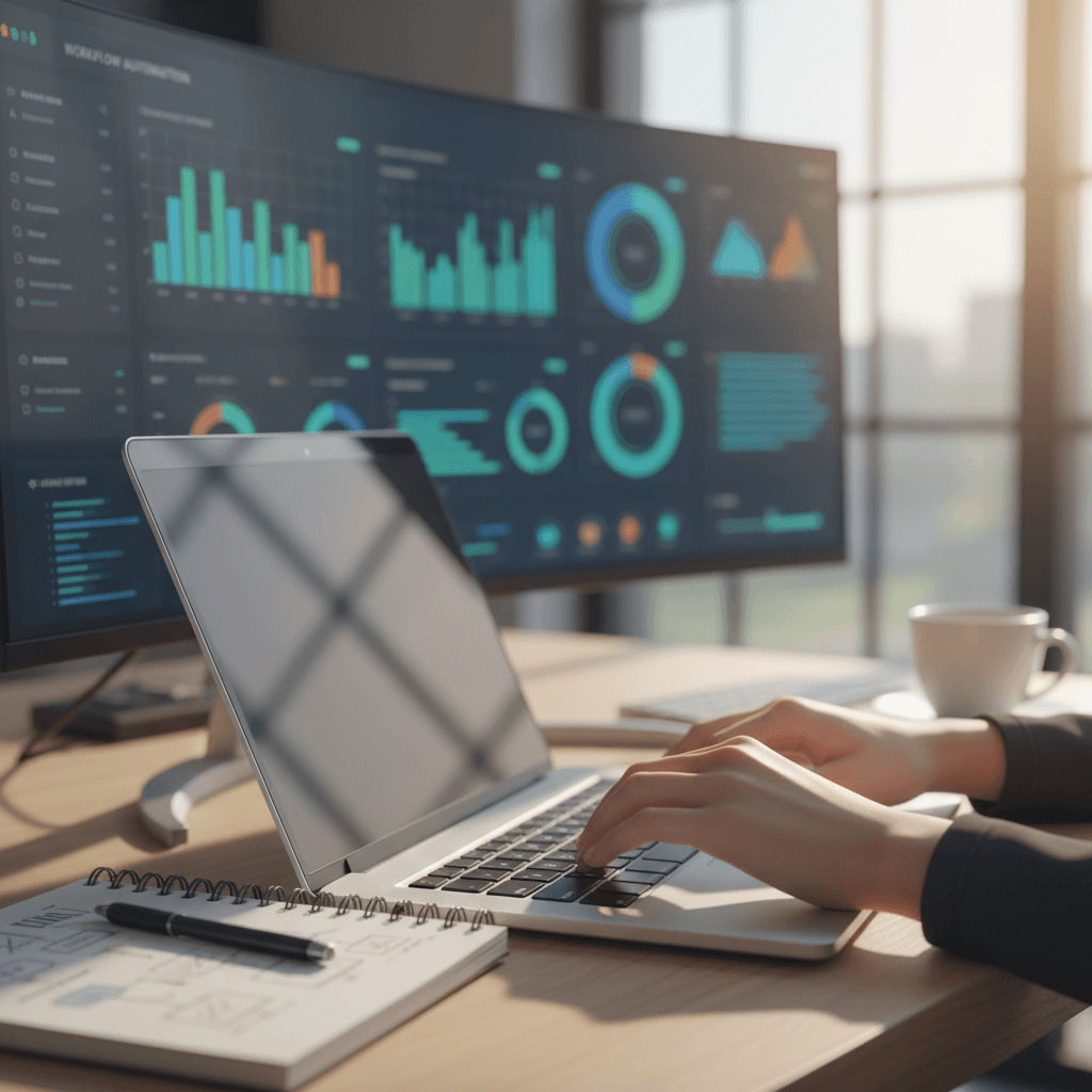 Process automation workflow visualization