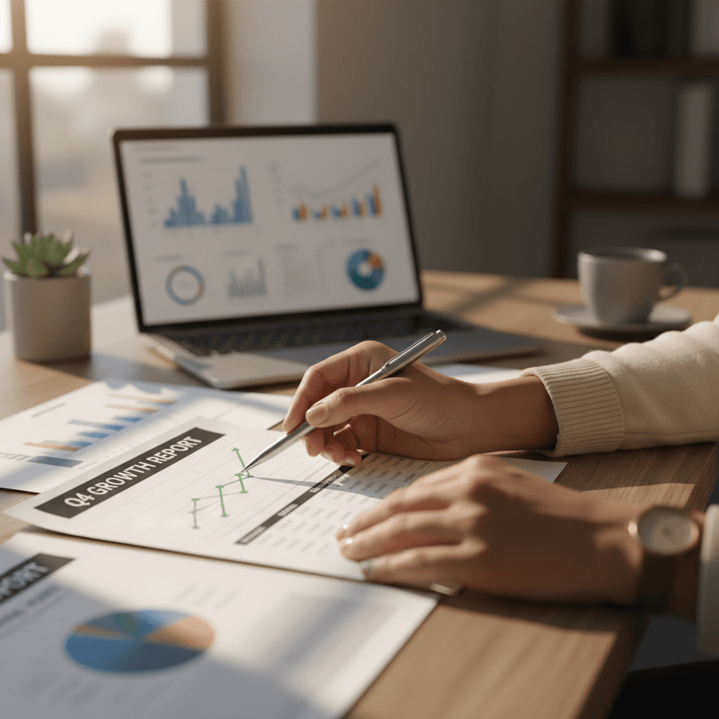 Revenue growth and business optimization metrics